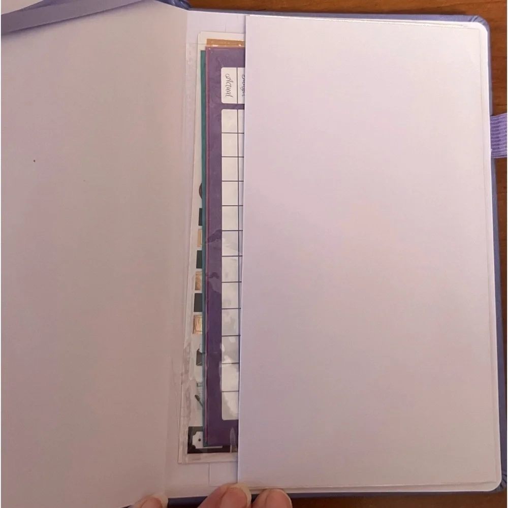 Lavender Go Girl Budget Book. Size A5. Expense Tracker, Envelopes, Stickers New